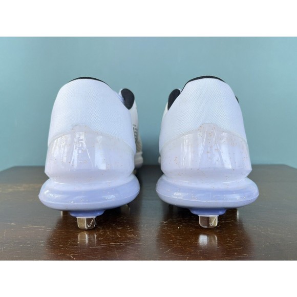 Nike Force Zoom Trout 7 Pro White/Gold Baseball Cleats Men’s Size 14 CQ7224-106 - Picture 9 of 11